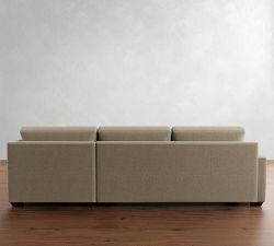 Big Sur Square Arm Return Bumper Sectional (114"&ndash;146")