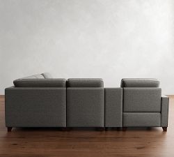 Cameron Square Arm Power Reclining L-Shaped Sectional (109"&ndash;123")