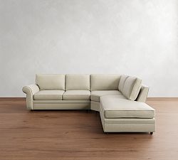 Pearce Roll Arm 3-Piece Bumper Sectional (122")