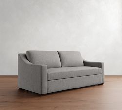 York Slope Arm Trundle Sleeper Sofa (87")