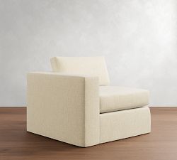 Build Your Own Carmel Wide Arm Slipcovered Sectional