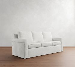 Cameron Roll Arm Slipcovered Side Sleeper Sofa (93")