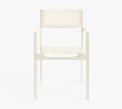 Fiji Metal &amp; Mesh Stackable Outdoor Dining Chair