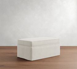 Pearce Slipcovered Ottoman and a Half