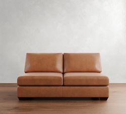 Build Your Own Big Sur Square Arm Leather Sectional