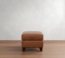 Cameron Leather Ottoman