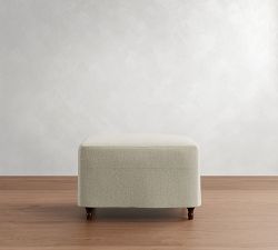 Carlisle Slipcovered Ottoman