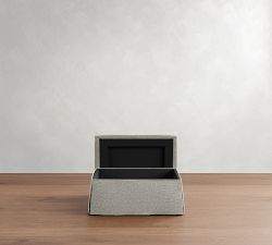 PB Comfort Slipcovered Storage Ottoman