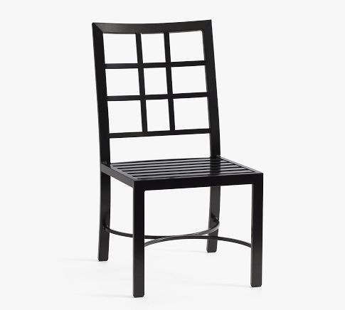 Riviera Metal Outdoor Dining Chair Frame