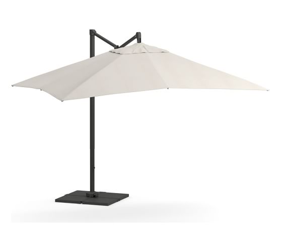 canvas covington rectangular patio umbrella PURPLE LEAF Market 6' x 4' Rectangle Dual Tilt Beige Outdoor For your large oval and rectangular tables Rectangular Patio Umbrella Metal 15x9ft