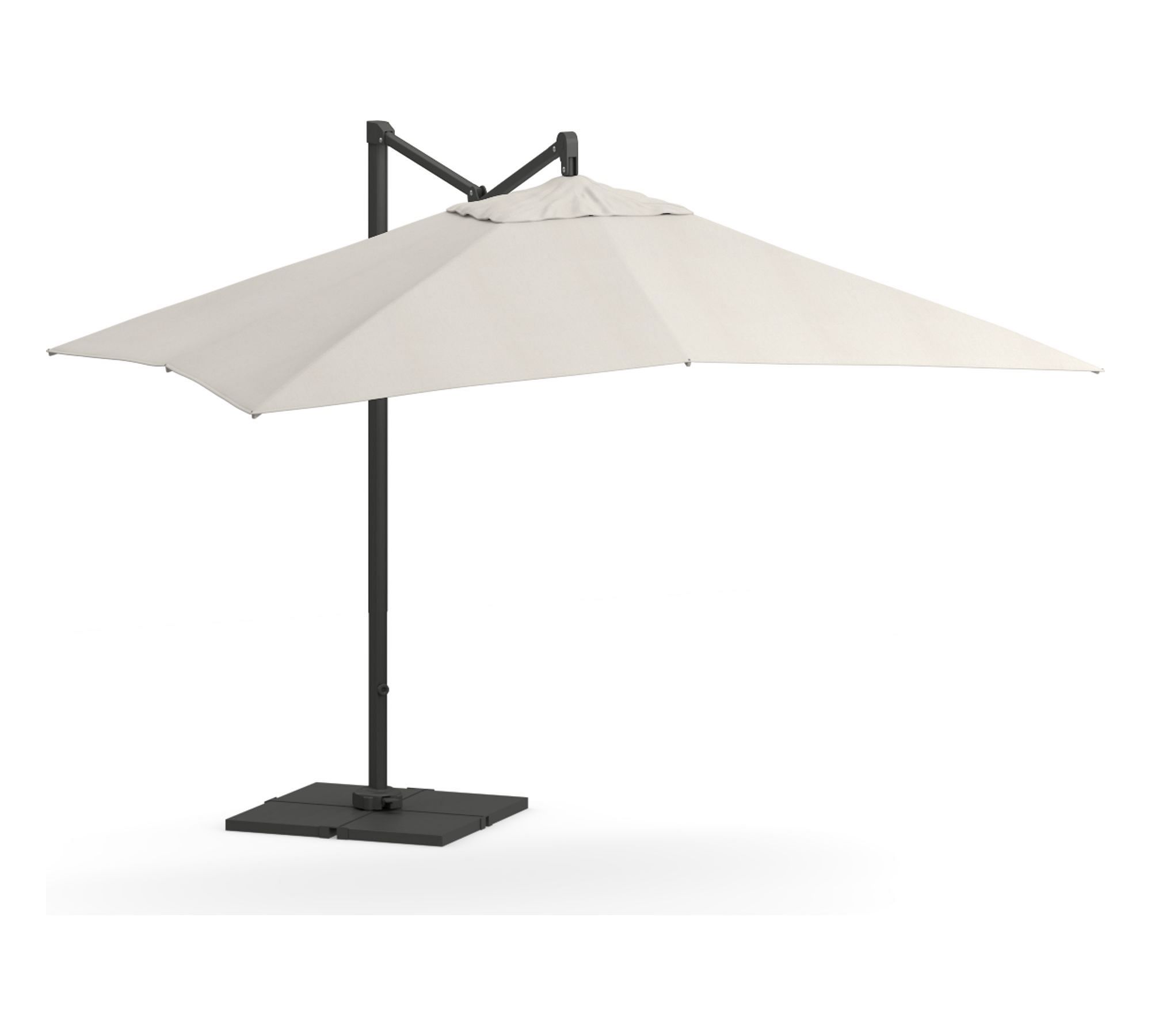 cantilever rectangular patio umbrella PURPLE LEAF 9' x 11.5' Rectangle 360 Rotation Grey Ultimate Sun ProtectionEnjoy unparalleled sun protection with the Domi Cantilever Patio Umbrellas premium canopy Aluminum Rectangular Cantilever Outdoor Umbrella