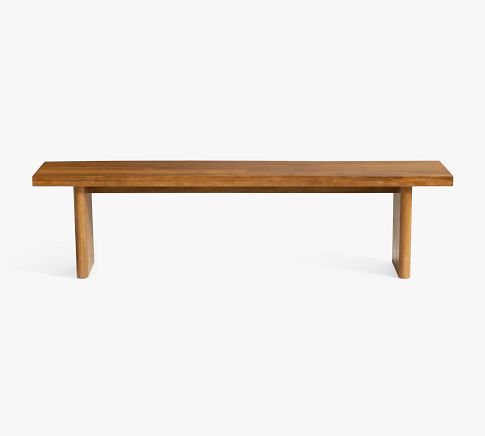 Cayman Dining Bench, Antique Umber