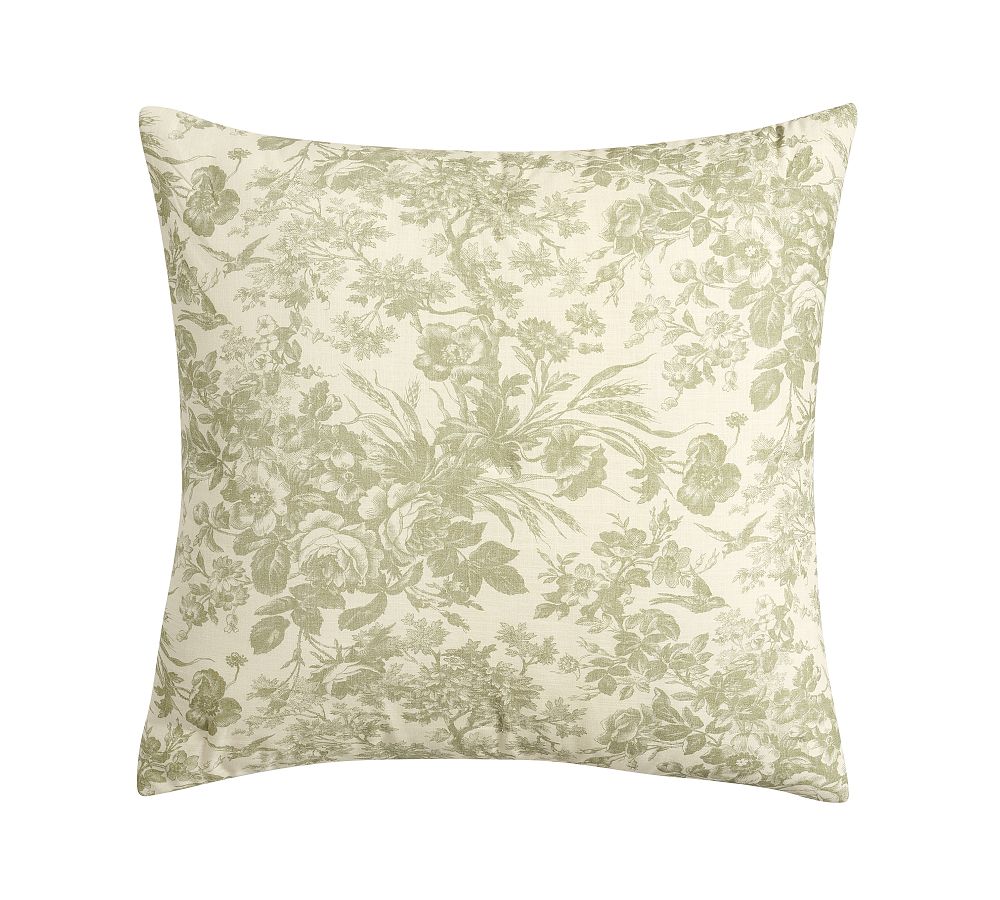 Sorrel Toile Comforter Shams - Loden, Euro