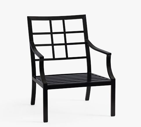 Riviera Metal Outdoor Lounge Chair Frame
