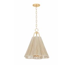Kylie Abaca Rope Pendant (18"-27.5")