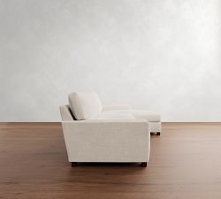 Turner Square Arm Chaise Sectional (103"&ndash;128")