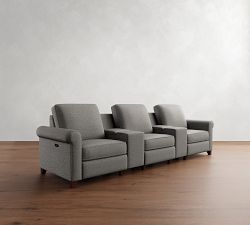 Cameron Roll Arm Power Reclining Sofa (72"&ndash;129")