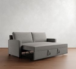 Cameron Square Arm Trundle Sleeper Sofa (87")