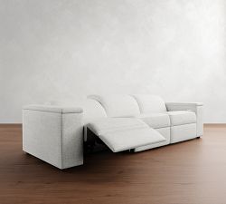 Ultra Lounge Square Arm Reclining Sofa (111")