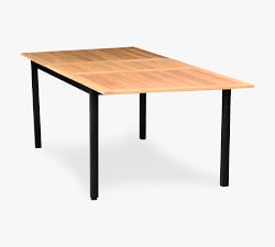 Santa Ana 7-Piece Rectangular Outdoor Dining Table with Garey Rope Dining Armchair Set