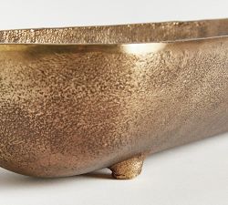 Handcrafted Scooped Footed Tray