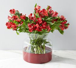 Open Box: Color Block Glass Mason Jar Vase Collection