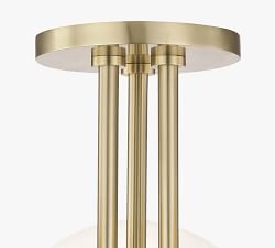 Jorson 3-Light Glass Globe Flush Mount (19'')