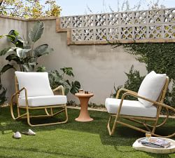 Miley Wicker Outdoor Lounge Chair