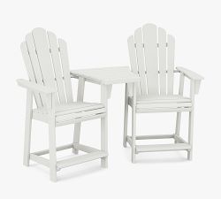 Pottery Barn Adirondack x Polywood Tete-A-Tete Outdoor Set