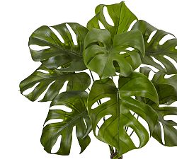 Faux Potted Monstera Plant