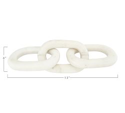 Decorative Marble Chain Link Figurine