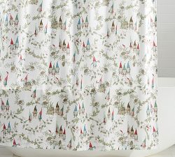 Forest Gnome Organic Shower Curtain
