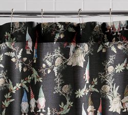Forest Gnome Organic Shower Curtain