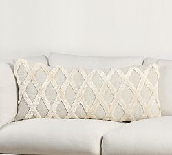 Cannon Diamond Textured Lumbar Pillow