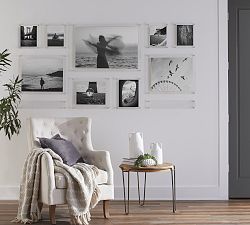 Open Box: Acrylic Gallery Frame Set, Set of 7 - Silver