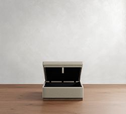 Dream Wood Base Sectional Storage Ottoman