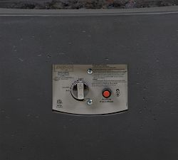 Jaylen Round Concrete Propane Fire Pit (44")