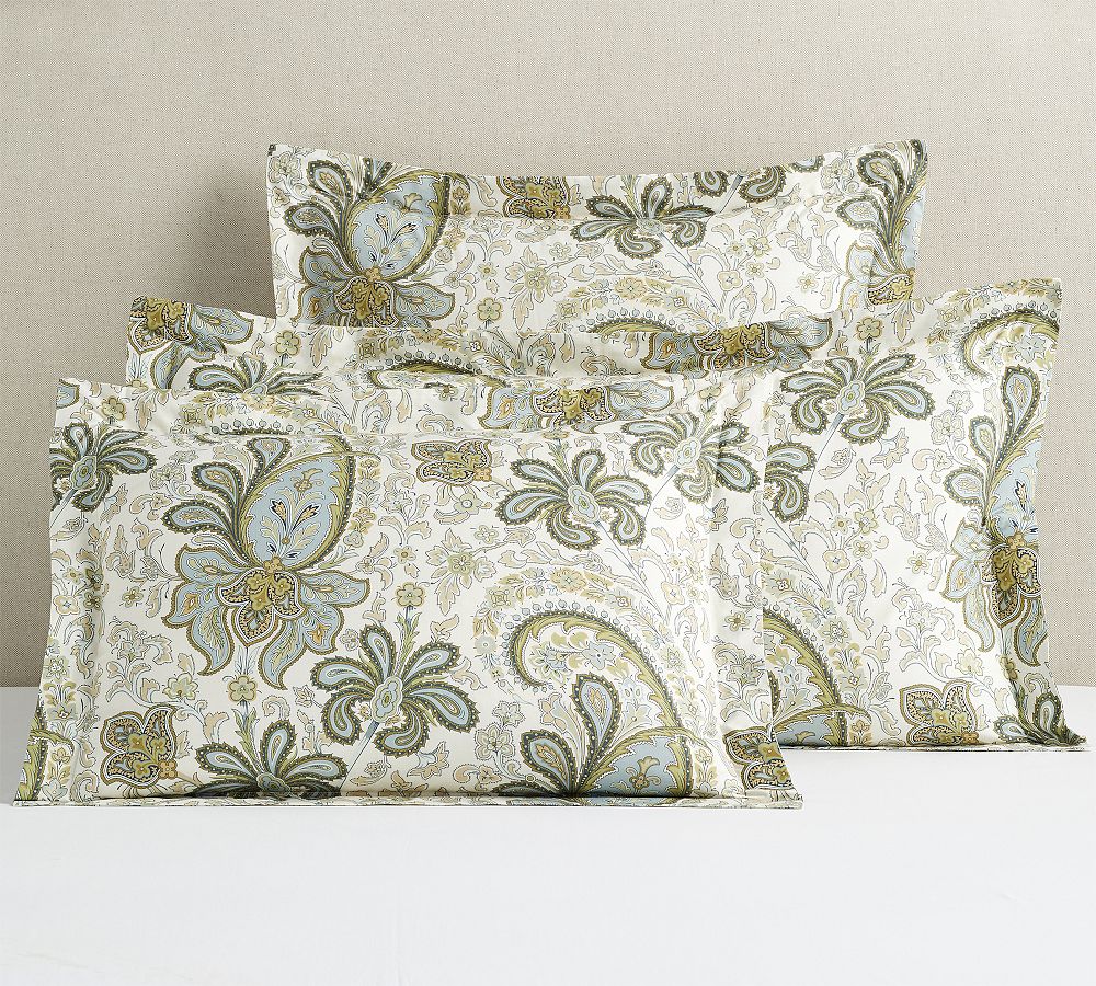 Charlie Paisley Percale Sham by Pottery Barn