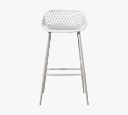 Adara Metal Outdoor Bar &amp; Counter Stools, Set of 2