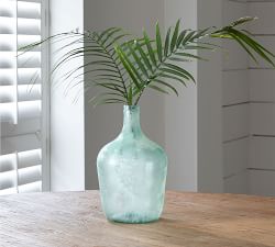 Frosted Recycled Glass Demijohn Vase