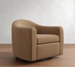 Gideon Leather Swivel Chair