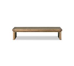 Open Box: Aspen Rectangular Coffee Table (65") - Worn Oak