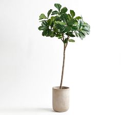 Faux Potted Fiddle Leaf Fig Tree