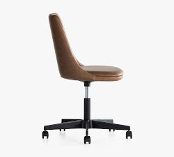 Jaz Leather Swivel Desk Chair