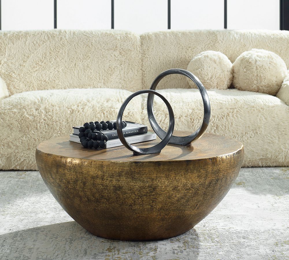 Grant Round Metal Coffee Table (36") by Pottery Barn