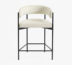 Maison Barrel Back Upholstered Counter Stool