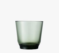 Open Box: Kinto Hibi Glass Tumblers, Short, Set of 4 - Green