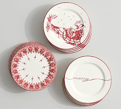 Tahoe Assorted Stoneware Salad Plates - Set of 12