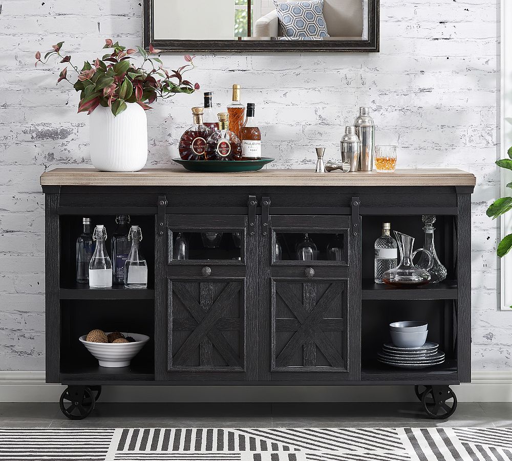 Barron Bar Cart (62.5") by Pottery Barn