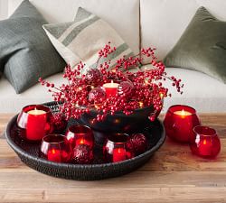 Handwoven Rattan Round Tray